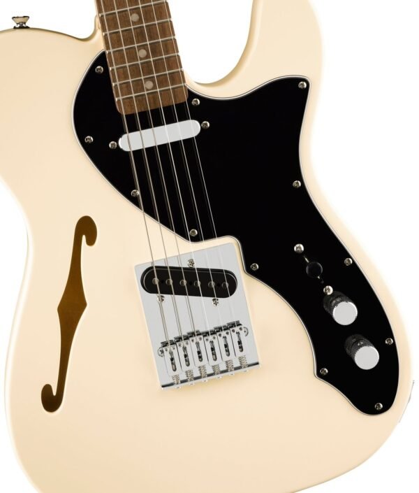 Squier Affinity Series Telecaster Thinline สี : olympic white - Image 4
