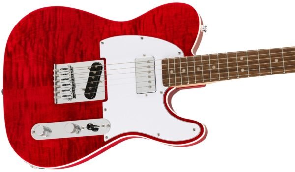 Squier Affinity Series Telecaster FMT SH สี : crimson red transparent - Image 3