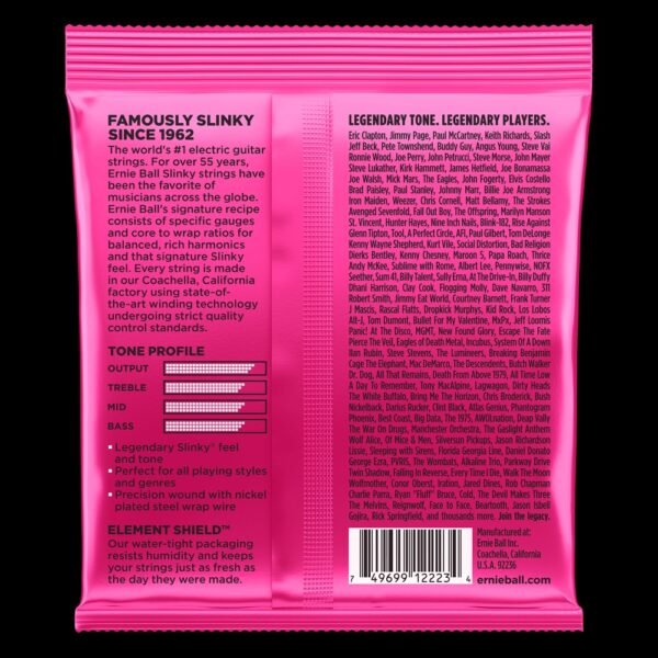 Ernie Ball Super Slinky Nickel Wound Electric Guitar Strings 9-42 - Image 3