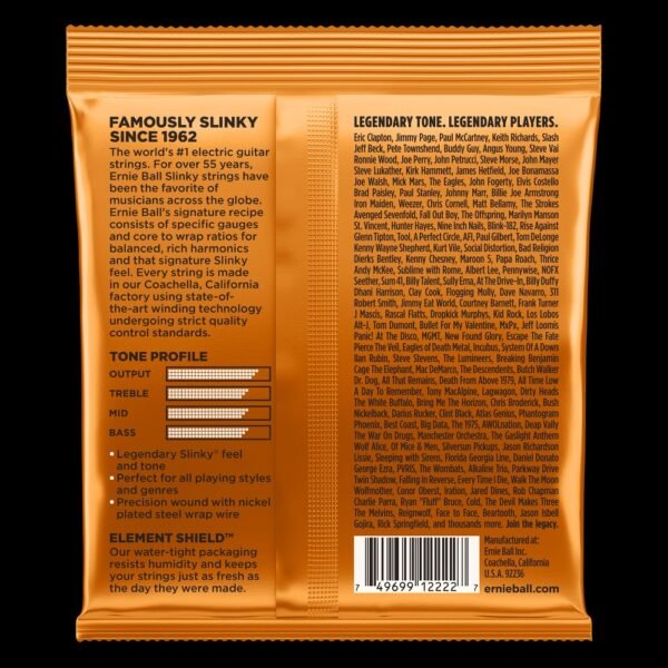 Ernie Ball Hybrid Slinky Nickel Wound Electric Guitar Strings 9-46 - Image 2