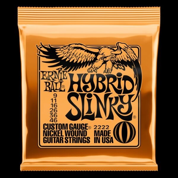 Ernie Ball Hybrid Slinky Nickel Wound Electric Guitar Strings 9-46 - Image 4