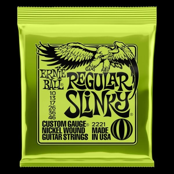 Ernie Ball Regular Slinky Nickel Wound Electric Guitar Strings 10-46 - Image 3