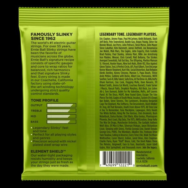 Ernie Ball Regular Slinky Nickel Wound Electric Guitar Strings 10-46 - Image 4