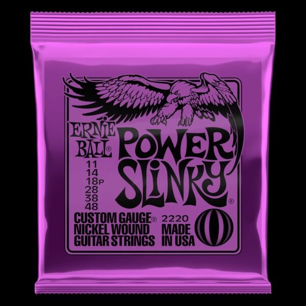 Ernie Ball Power Slinky Nickel Wound Electric Guitar Strings 11-48 - Image 4