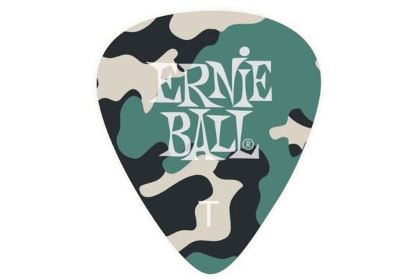 Ernie Ball Camouflage Cellulose Picks (12 ตัว)